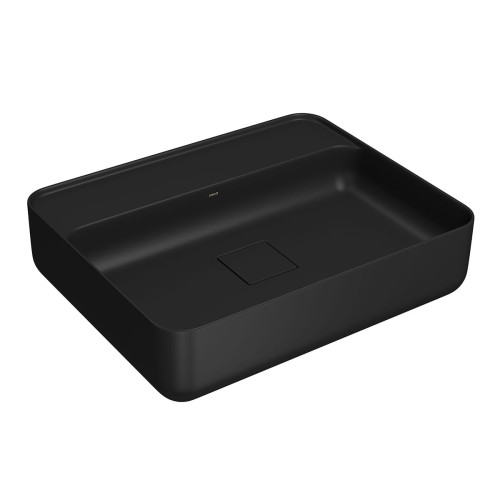 Cuba de Apoio Retangular com Deck Deca 40x50cm Ébano Fosco Slim