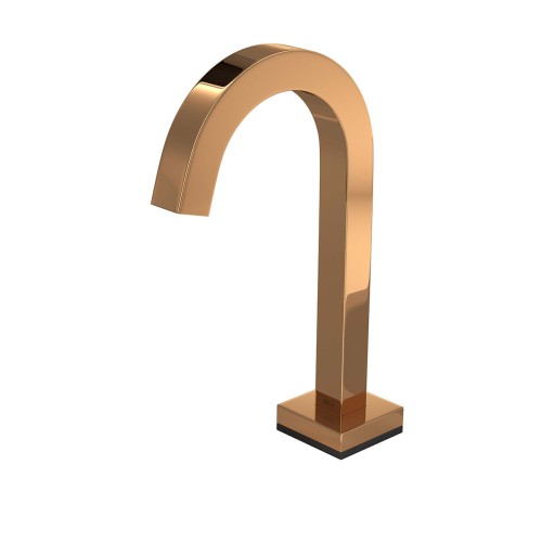 Torneira de Mesa Touchless Bica Baixa para Lavatório Tube Red Gold