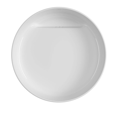 Cuba de Apoio Redonda com Válvula Oculta Deca 40x39cm Branco Slim