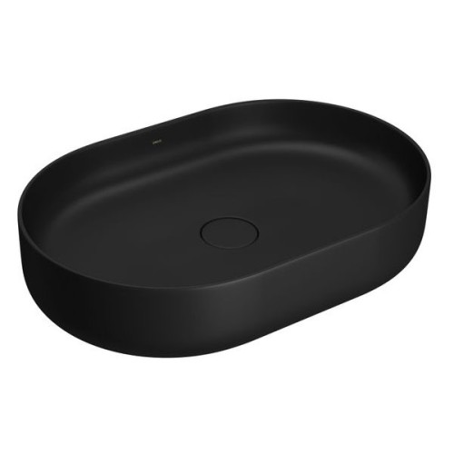 Cuba Apoio Oval Deca 40x60cm Ébano Fosco Slim