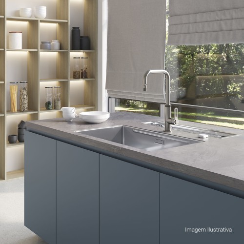 Misturador Monocomando Deca de Mesa para Cozinha Urban Inox