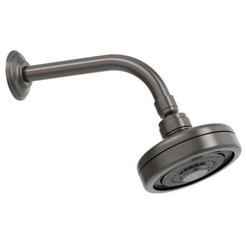 Chuveiro com Tubo de Parede Acqua Plus Dark Antracite
