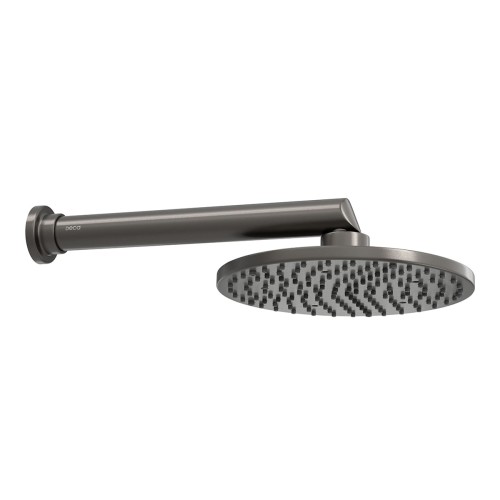 Chuveiro com Tubo de Parede Aquamax Dark Antracite