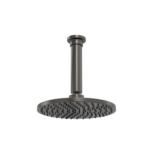 Chuveiro com Tubo de Teto Aquamax Dark Antracite