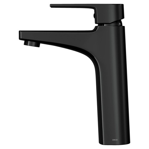 Misturador Monocomando de Mesa Bica Média para Lavatório Black Noir