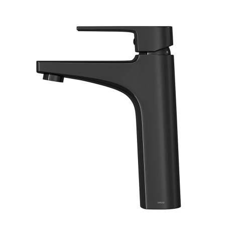 Misturador Monocomando de Mesa Bica Média para Lavatório Black Noir