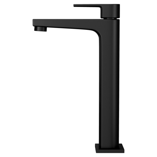 Torneira de Mesa Bica Alta para Lavatório Level Black Matte