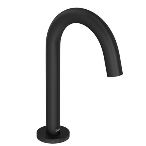 Torneira de Mesa Touchless Bica Baixa para Lavatório Curve Black Matte