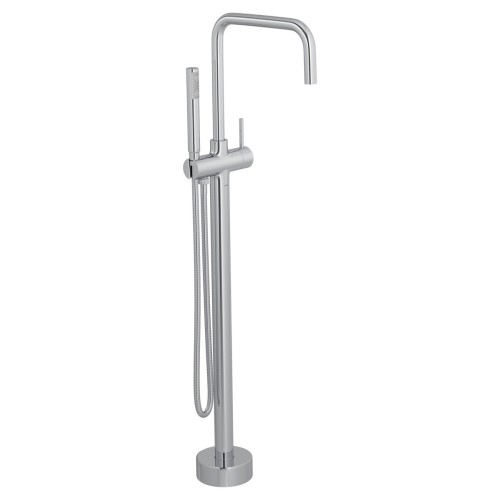 Misturador Monocomando Deca de Piso para Banheira Quadrado You Cromado