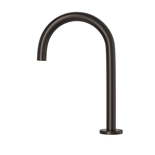 Bica de Mesa P para Cuba e Lavatório Redonda Marrom Fosco