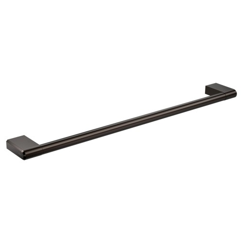 Porta Toalhas Barra 50cm Marrom Fosco