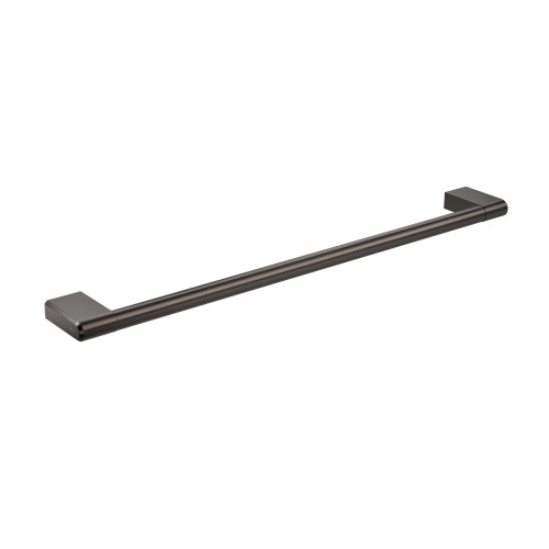 Porta Toalhas Barra 50cm Marrom Fosco