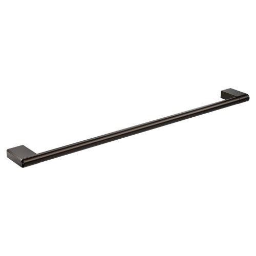 Porta Toalhas Barra 60cm Marrom Fosco