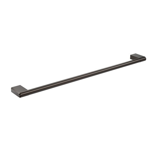 Porta Toalhas Barra 60cm Marrom Fosco