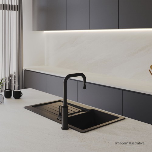 Torneira de Mesa para Cozinha Black Matte