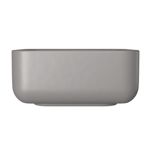 Cuba de Apoio Quadrada Deca 30x30cm Soft Antracite Slim