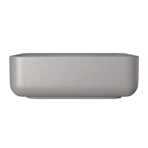 Cuba de Apoio Quadrada com Deck Deca 40x40cm Soft Antracite Slim