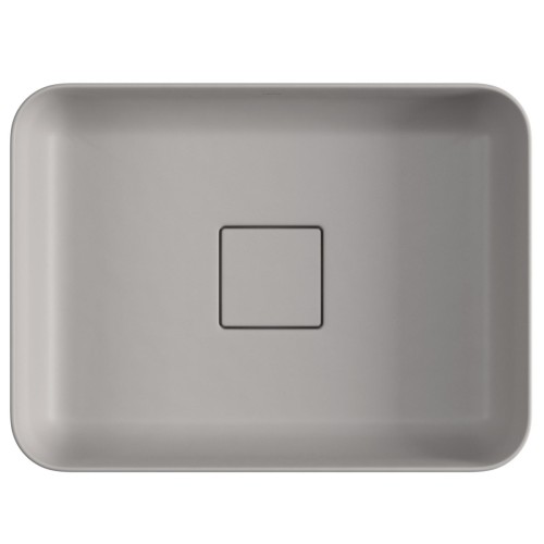 Cuba de Apoio Retangular Deca 30x40cm Soft Antracite Slim