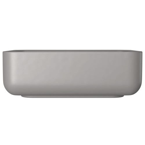 Cuba de Apoio Retangular Deca 30x40cm Soft Antracite Slim