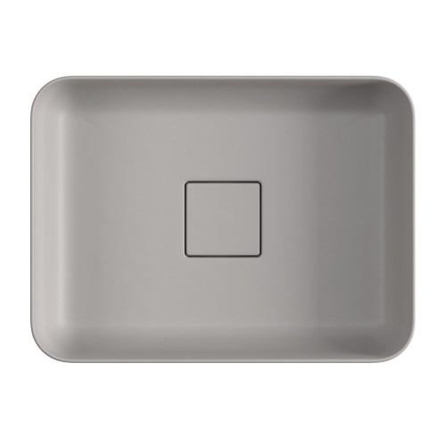 Cuba de Apoio Retangular Deca 30x40cm Soft Antracite Slim