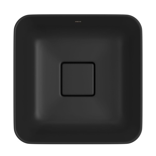 Cuba Quadrada de Sobrepor 30cm Ébano Fosco