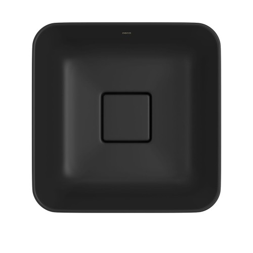 Cuba Quadrada de Sobrepor 30cm Ébano Fosco
