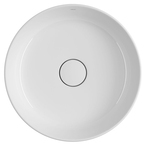Cuba de Sobrepor Redonda Deca 40x40cm Branco Slim