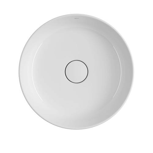 Cuba de Sobrepor Redonda Deca 40x40cm Branco Slim