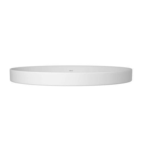 Cuba de Sobrepor Redonda Deca 40x40cm Branco Slim