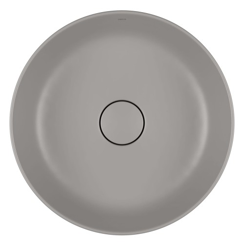 Cuba de Sobrepor Redonda Deca 40x40cm Soft Antracite Slim