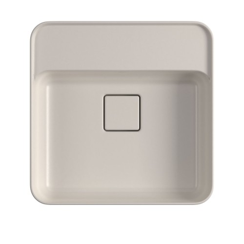 Cuba de Semi Encaixe Quadrada com Deck Deca 40x40cm Barbante Slim