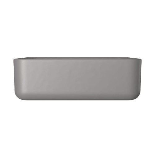 Cuba de Semi Encaixe com Deck Deca 40x40cm Soft Antracite Slim