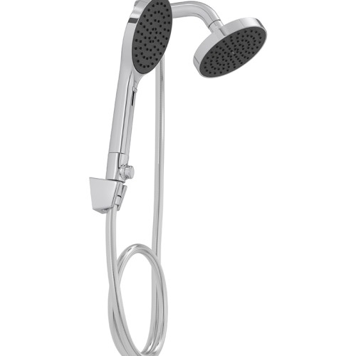 Chuveiro Redondo de Parede 12,6cm com Desviador Cromado