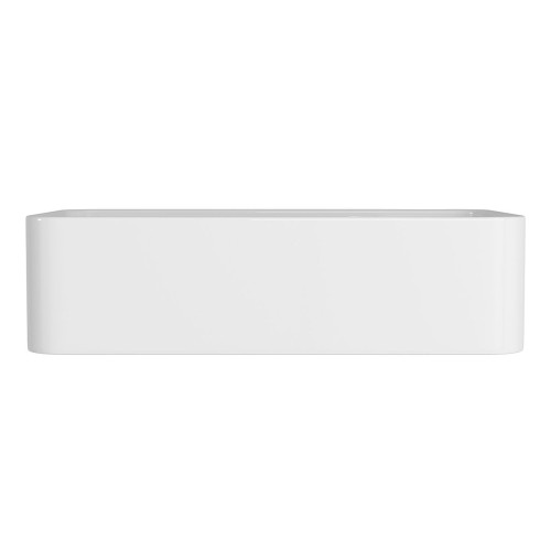 Cuba Retangular de Apoio 50cm com Deck Branco