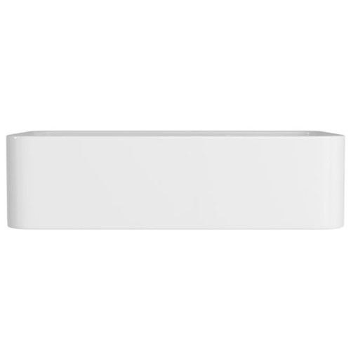 Cuba Retangular de Apoio 50cm com Deck Branco