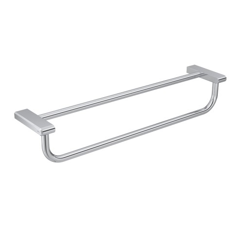 Porta Toalhas Barra Dupla 60cm Cromado