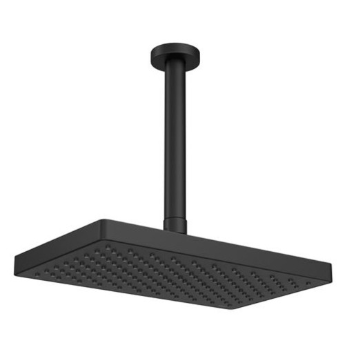 Chuveiro Retangular de Teto Black Matte