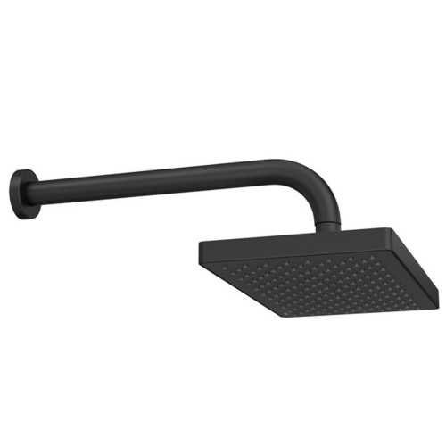 Chuveiro Retangular de Parede Black Matte