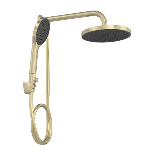 Chuveiro Redondo de Parede 22cm com Desviador Summer Gold