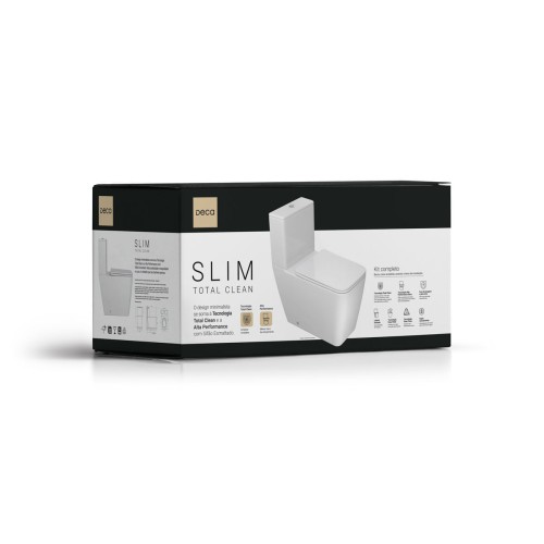 Kit Completo Deca Bacia com Caixa Acoplada Living Branco
