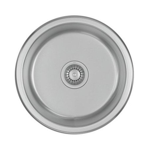 Cuba de Cozinha Redonda Deca 40cm Facile Inox