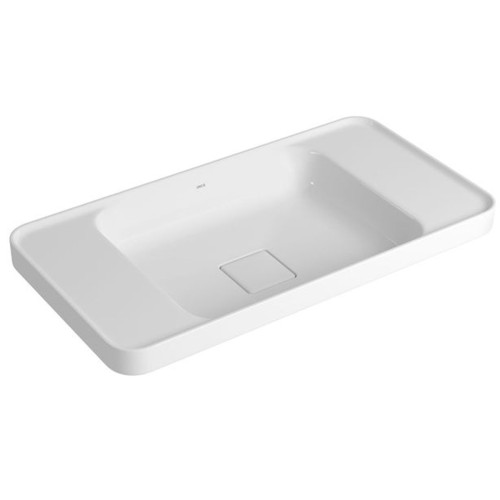 Cuba de Sobrepor Deca com Mesa Retangular 62cm Slim Branco