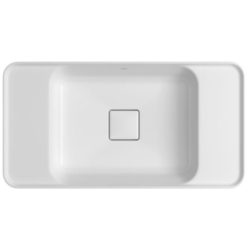 Cuba de Sobrepor Deca com Mesa Retangular 62cm Slim Branco