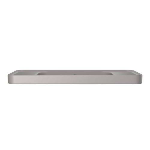 Cuba de Sobrepor Deca com Mesa Retangular 62cm Slim Soft Antracite