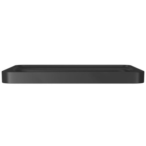 Cuba de Sobrepor Deca com Mesa Retangular 50cm Slim Ébano Fosco