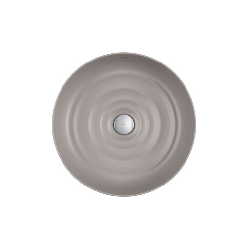 Cuba de Apoio Deca Redonda 40cm Gota Soft Antracite