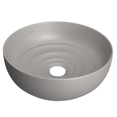 Cuba de Apoio Deca Redonda 40cm Gota Soft Antracite
