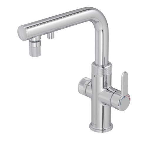 Misturador Monocomando de Mesa Deca com Seletor de Volume e Filtro para Cozinha Cromado