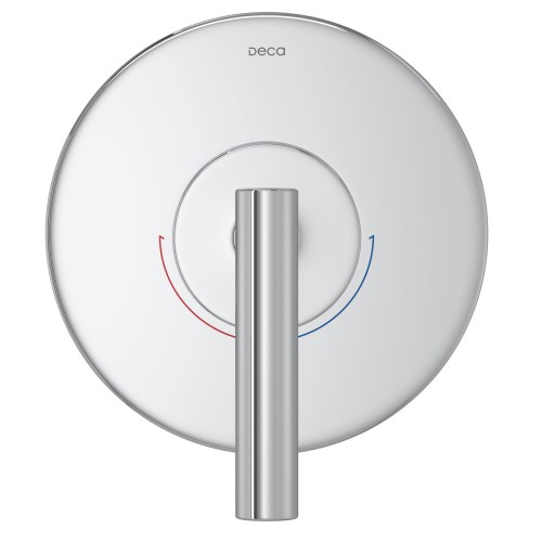 Acabamento para Monocomando Deca de Chuveiro para Alta e Baixa Pressão Beta Cromado