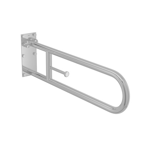 Barra de Apoio Lateral Articulada Conforto 80cm Inox - 2316.I.080.Pol.N